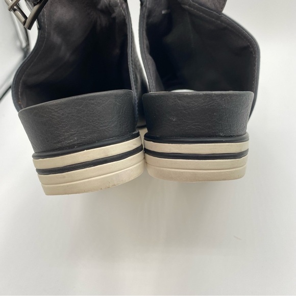 EILEEN FISHER Sport Platform Sandal Sz 7 Charcoal Gray - Picture 9 of 14